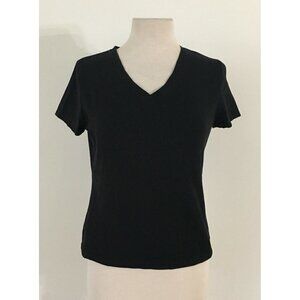 Preview International Black Blouse Size Medium